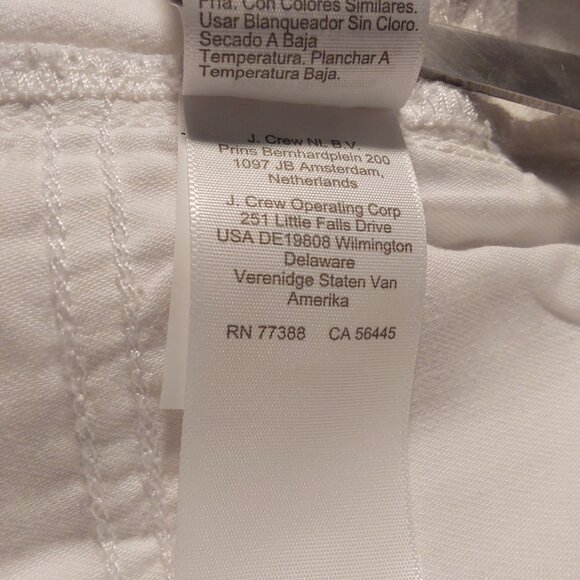 NWT! J. Crew High-Rise Slim Cropped Boyfriend Jean in White - 33 - Picture 10 of 11